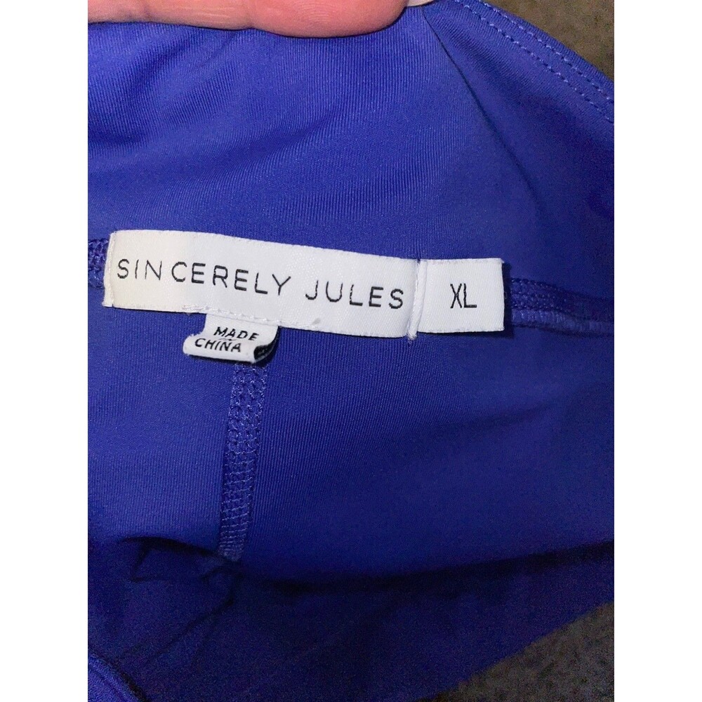 Sincerely Jules Blue Skirt Skort Size XL - Picture 3 of 4